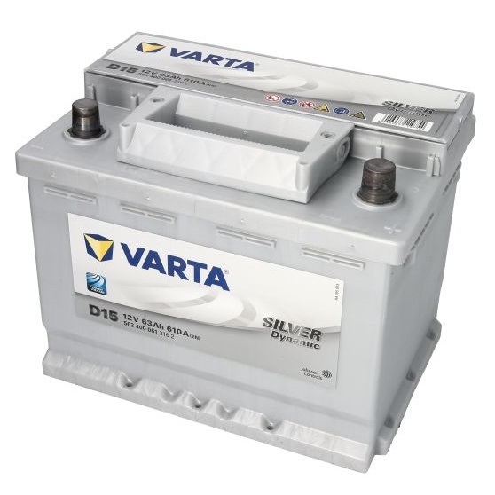 Baterie Varta Silver Dynamic D15 63Ah 610A 12V 5634000613162